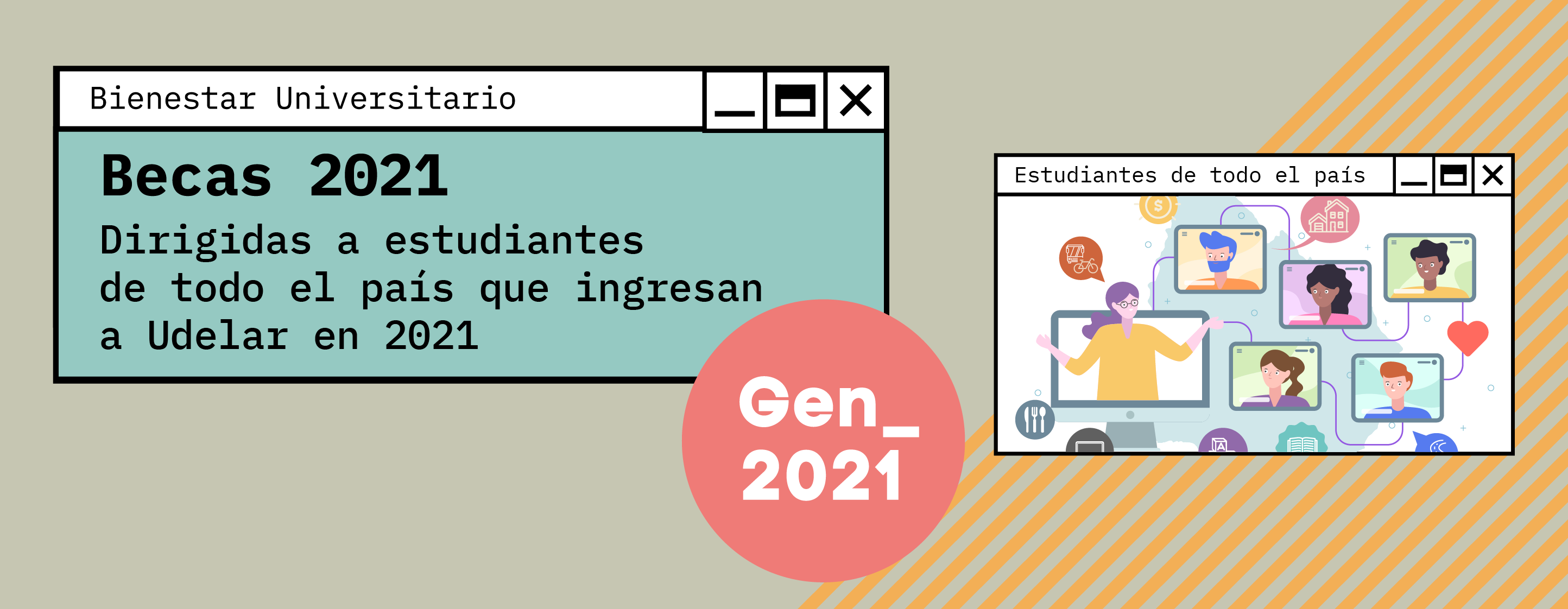 Imagen Becas 2021 Dirigidas a estudiantes de todo el país que ingresan a Udelar en 2021